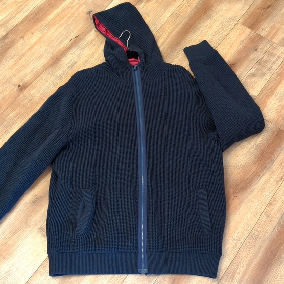 Barbour Adriatic Zip Through Sweater, Navy, XXL - Picture 7 of 16